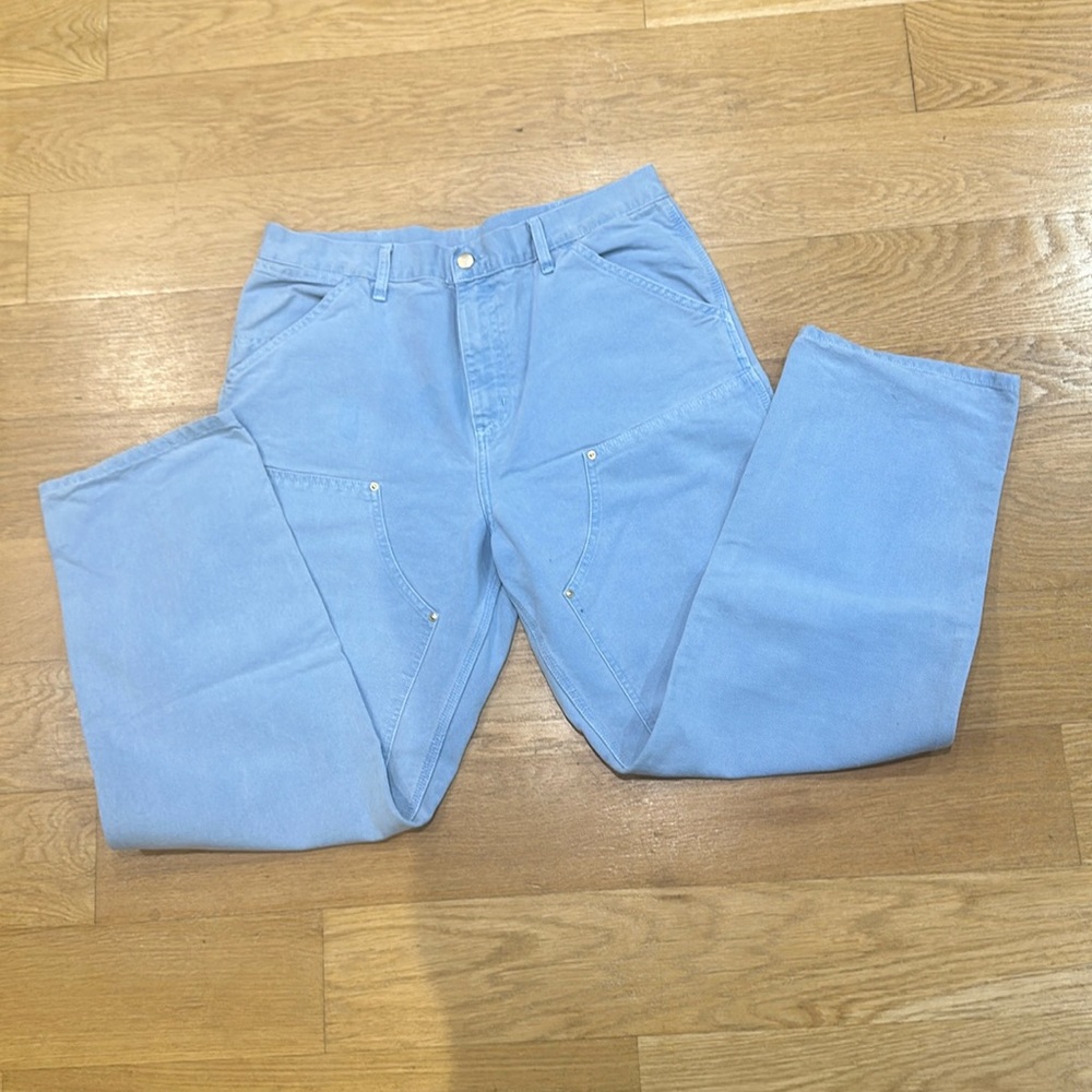 Carhartt WIP organic cotton double knee carpenter pants 34”